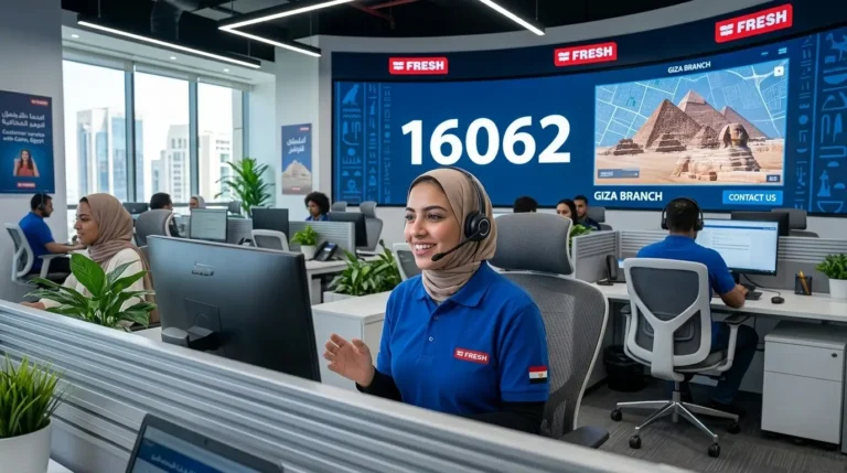 تواصل مع خدمة عملاء صيانة فريش في الجيزة عبر الخط الساخن 16062 لطلب خدمات الإصلاح الفورية.