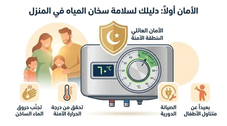 سلامة السخان الكهربائي في المنزل مع أطفال ونصائح وقائية للحماية